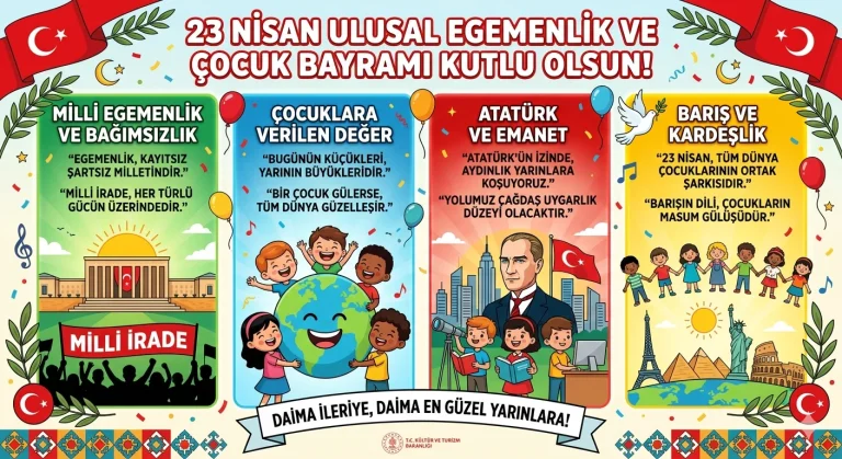23 Nisan ile ilgili Sözler 2026