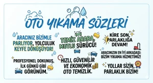 Oto Yıkama Sözleri 2026