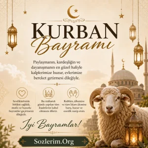 Kurban Bayramı Sözleri