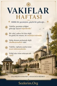Vakıflar Haftası ile ilgili Sözler 2026