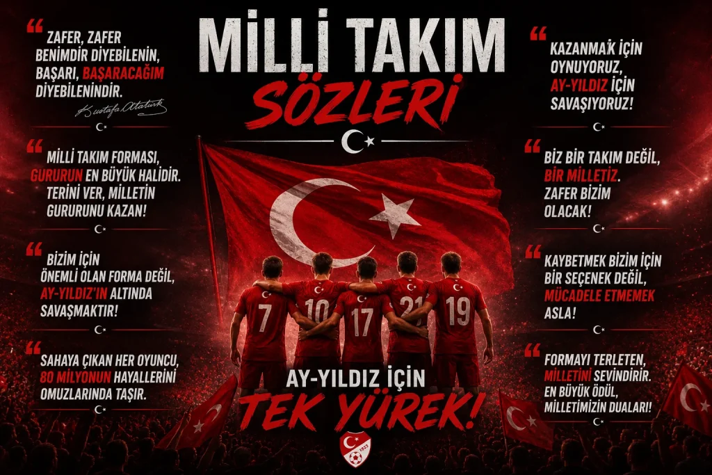 Milli Takım Sözleri 2026
