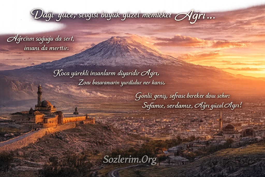 Ağrı ile ilgili Sözler 2026