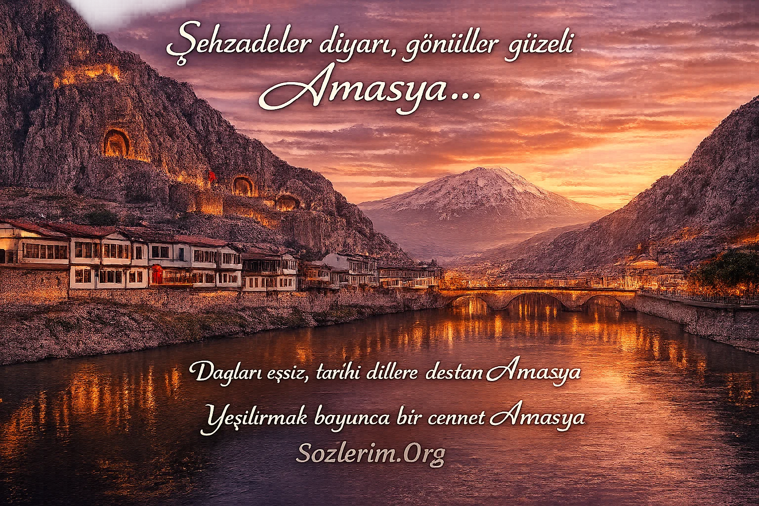 Amasya ile ilgili Sözler 2026