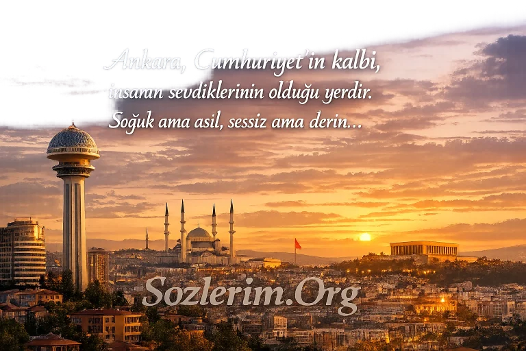 Ankara ile ilgili Sözler 2026