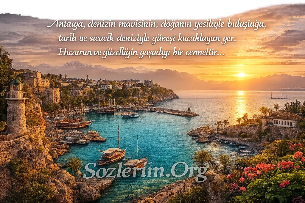Antalya ile ilgili Sözler 2026