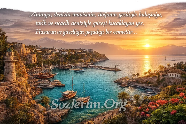 Antalya ile ilgili Sözler 2026