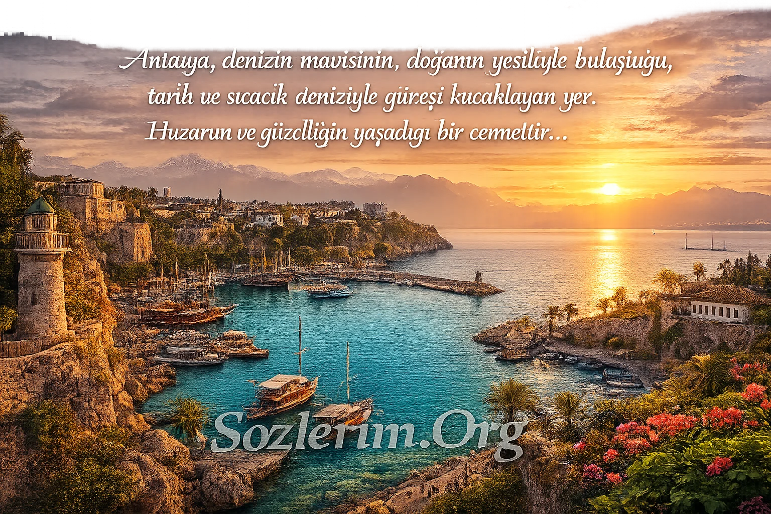 Antalya ile ilgili Sözler 2026