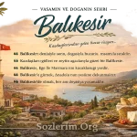 Balıkesir ile ilgili Sözler