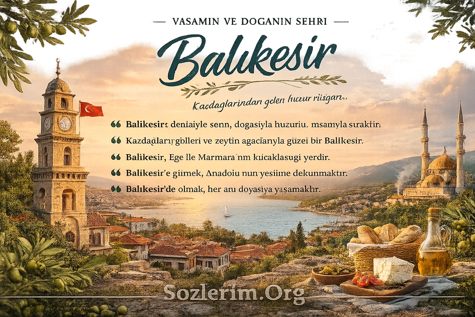 Balıkesir ile ilgili Sözler