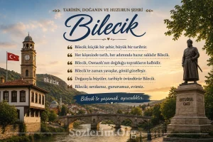 Bilecik ile ilgili Sözler 2026