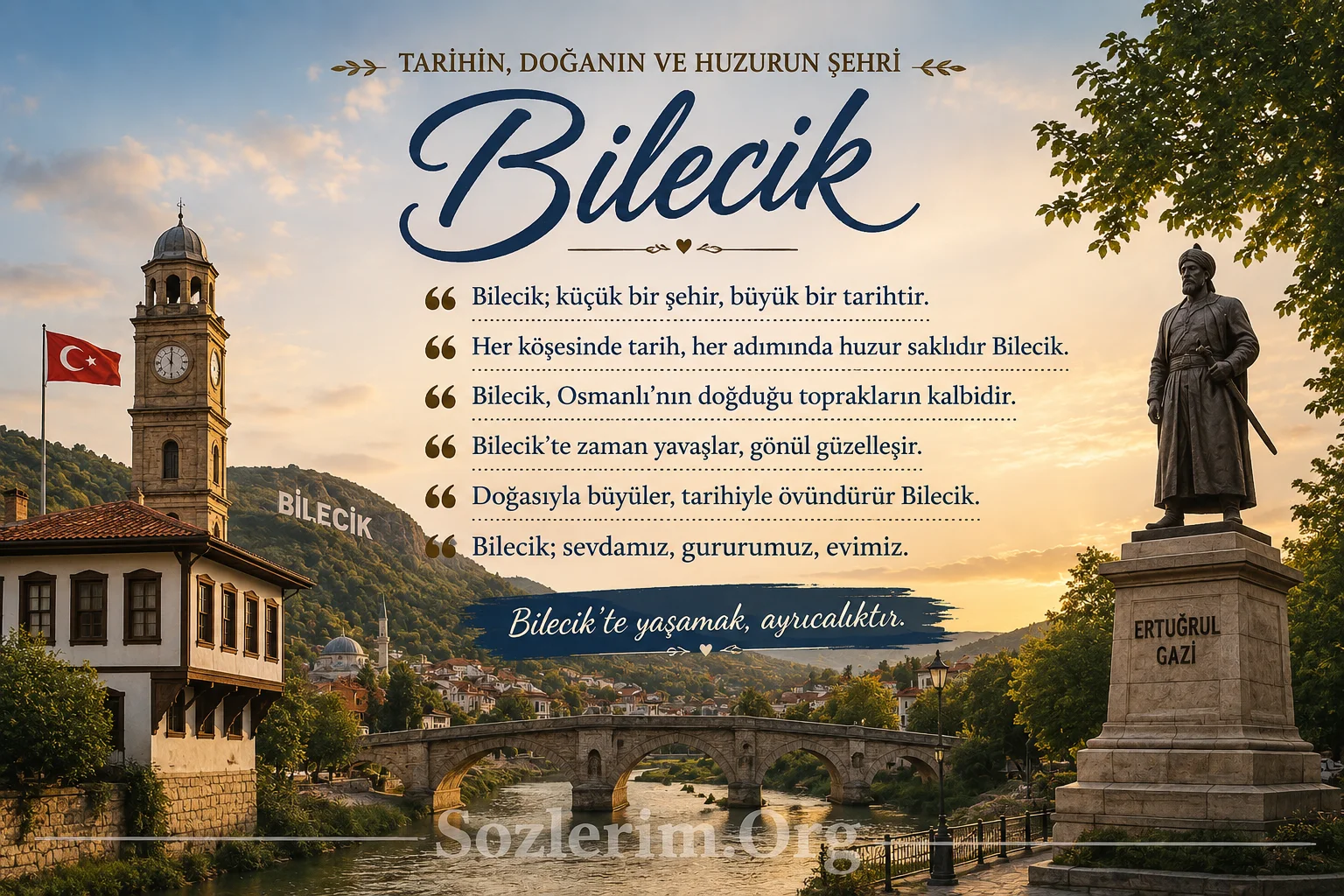 Bilecik ile ilgili Sözler 2026