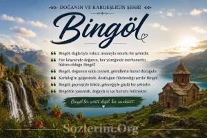 Bingöl ile ilgili Sözler 2026