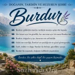 Burdur ile ilgili Sözler 2026
